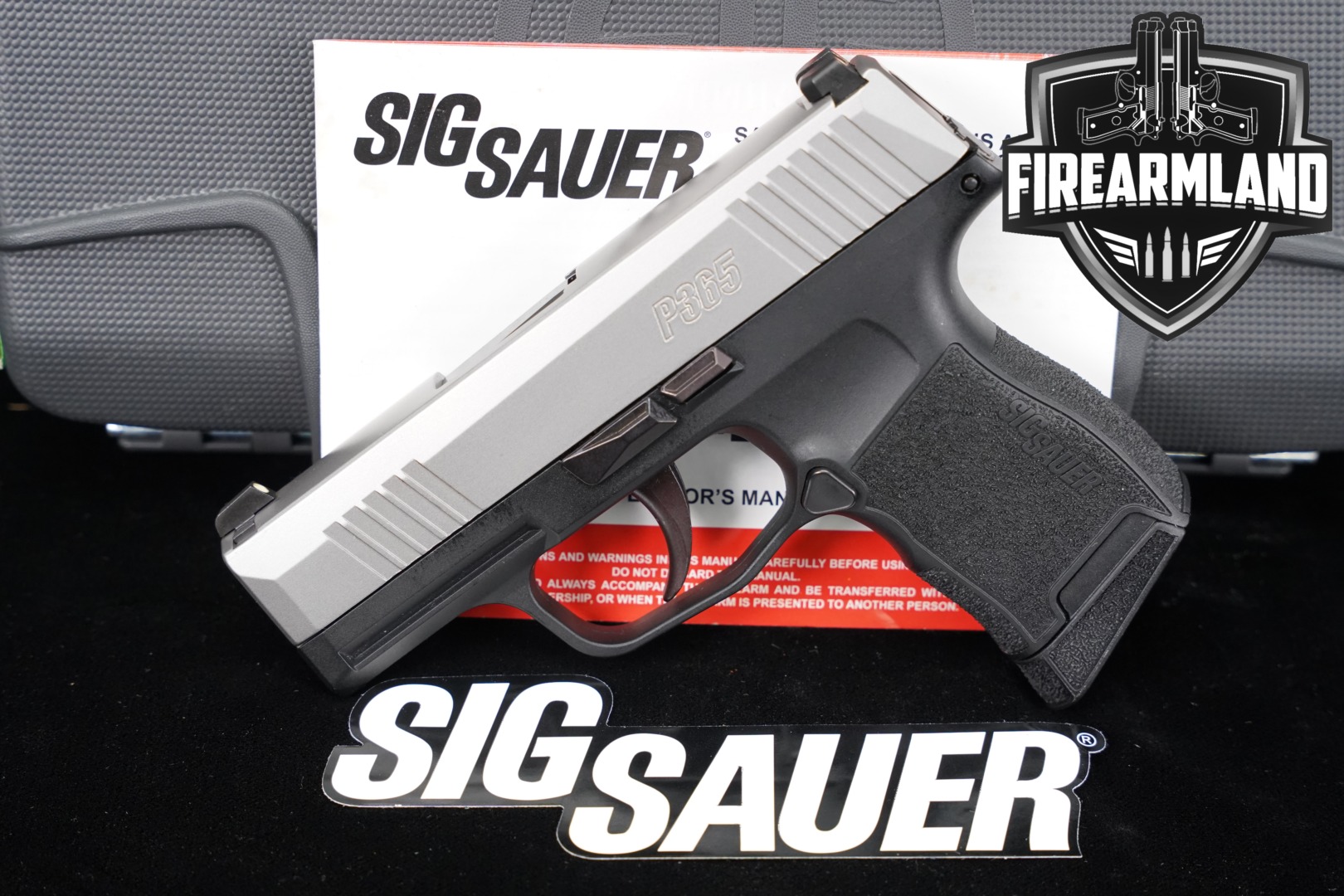 Sig Sauer P365 Two-Tone 9mm Luger Two-Tone Stainless in Very Good Condition Thumbnail