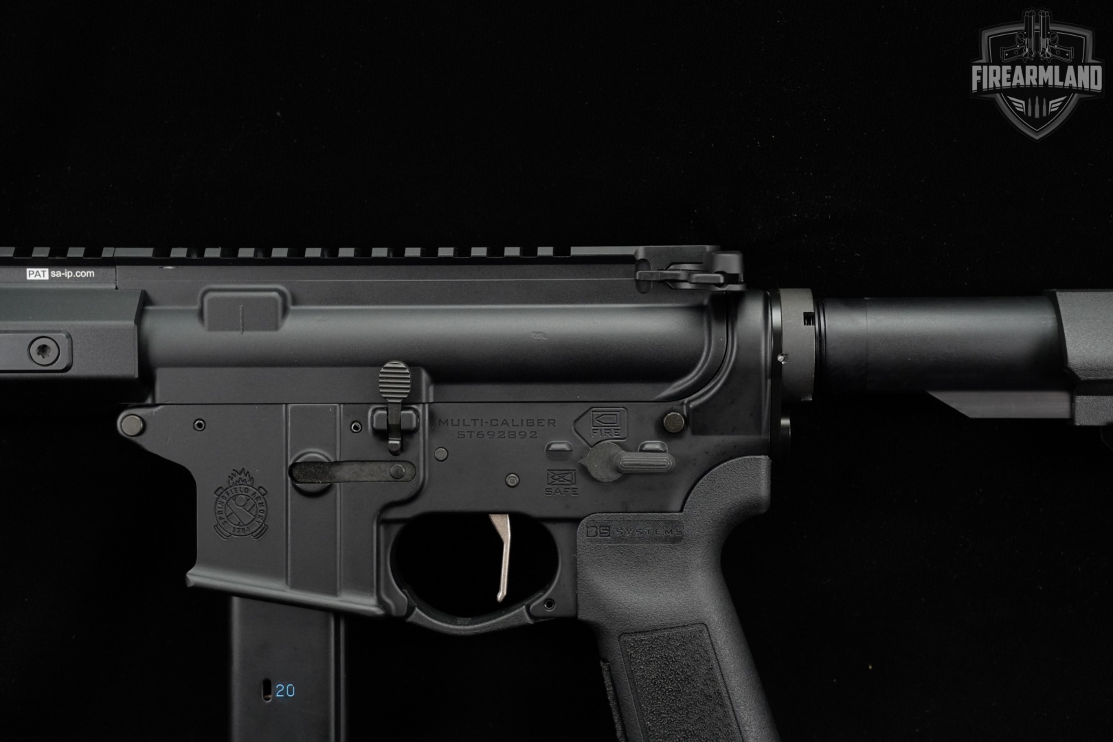 Springfield Armory SAINT Victor 9mm Pistol AR-9 AR9 8.5" SBA3 Brace-img-10