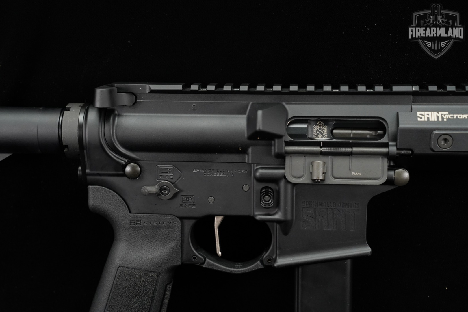 Springfield Armory SAINT Victor 9mm Pistol AR-9 AR9 8.5" SBA3 Brace-img-5