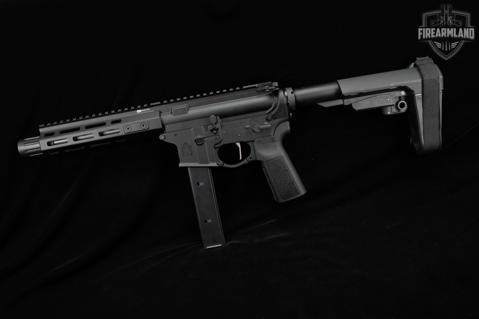 Springfield Armory SAINT Victor 9mm Pistol AR-9 AR9 8.5" SBA3 Brace-img-7