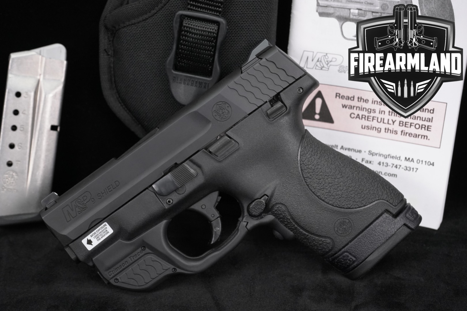 Smith & Wesson (S&W) M&P9 Shield 1.0 9mm Luger Black in Excellent Condition Thumbnail