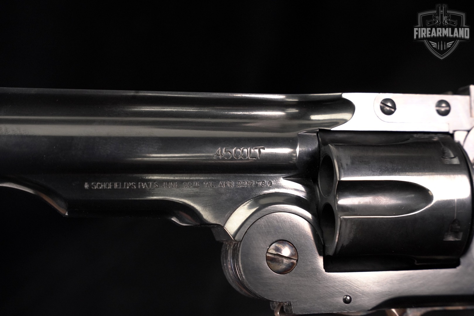 A Uberti 1875 Schofield 2nd Model 45 Colt 7" Blued Top-Break +ORIG BOX-img-19