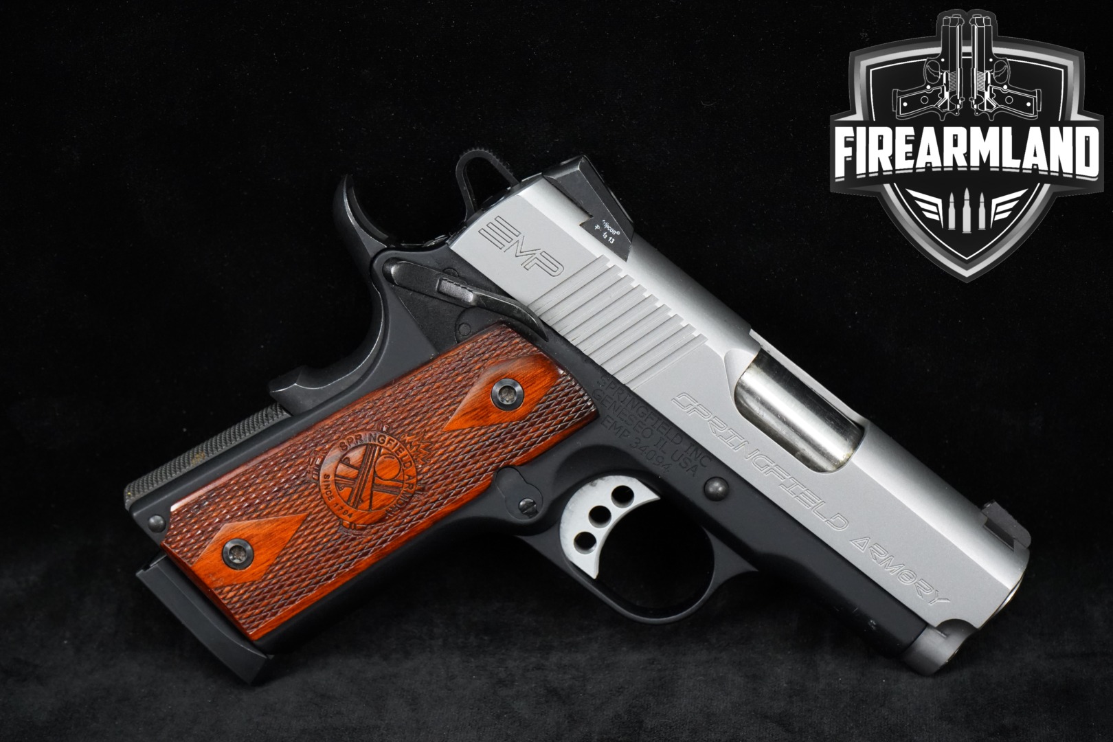 Springfield Armory EMP 9mm Luger Two-Tone Stainless in Very Good Condition Thumbnail