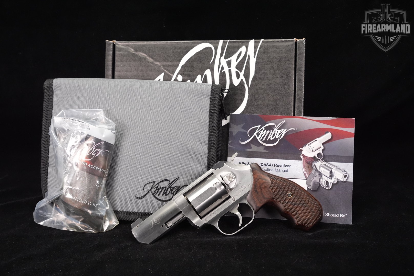 Kimber K6s 357 Magnum 3" Brushed Stainless K6-s +ORIG CASE-img-2