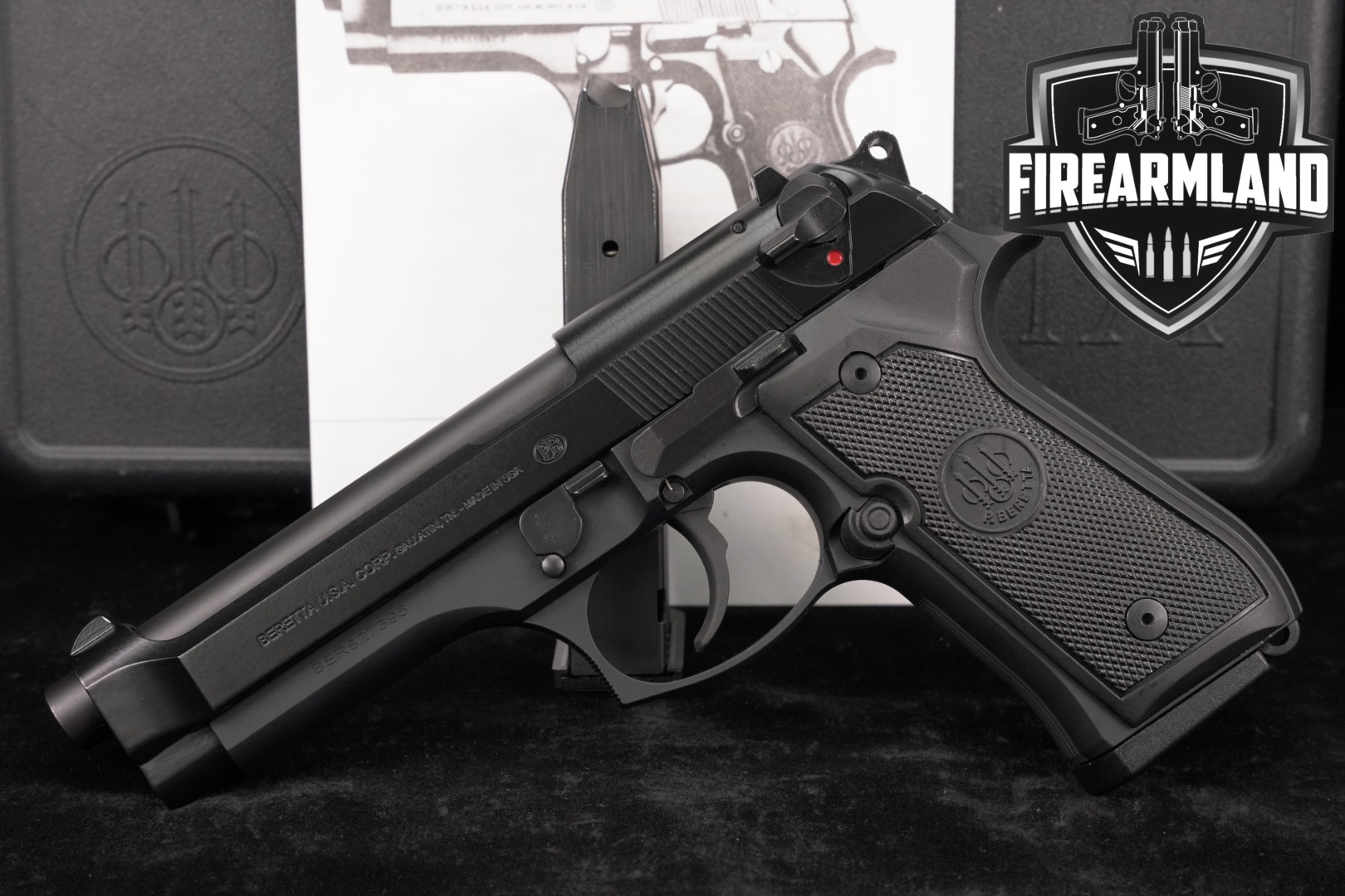 Beretta 92FS 9mm 4.9" 92 FS +2 MAGS & ORIG CASE-img-0