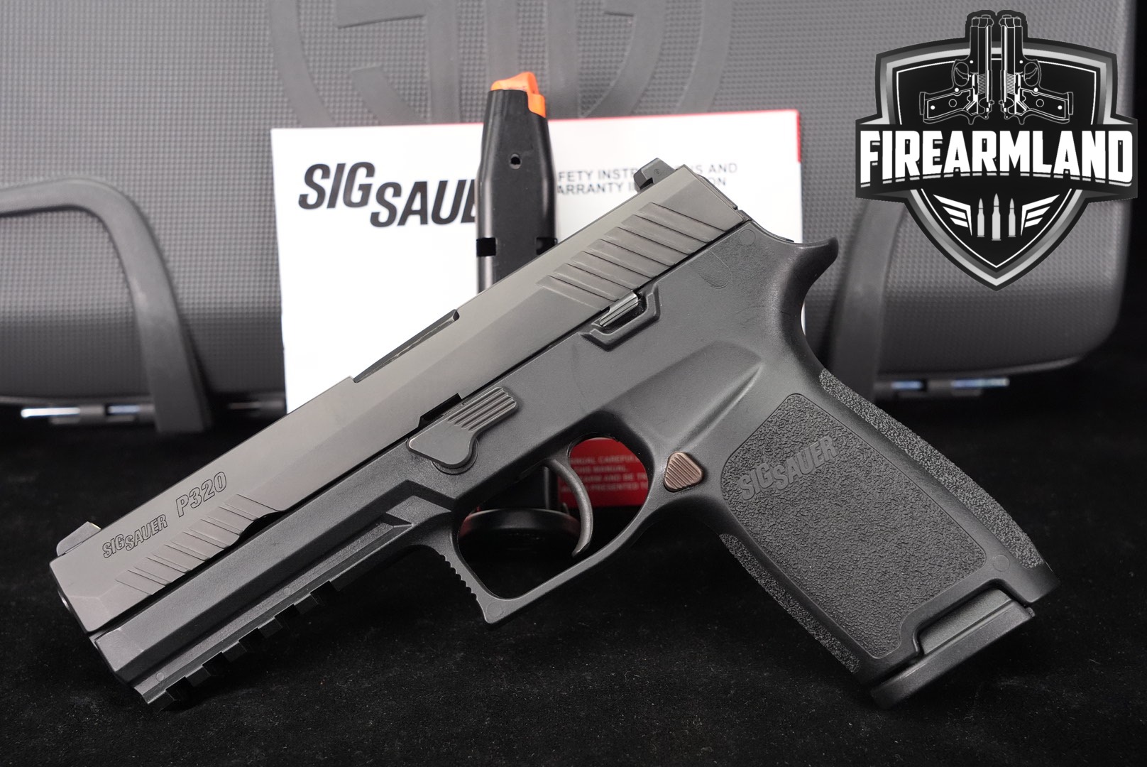 Sig Sauer P320 Full-Size 9mm 4.7 P 320 +2 MAGS & ORIG CASE-img-0