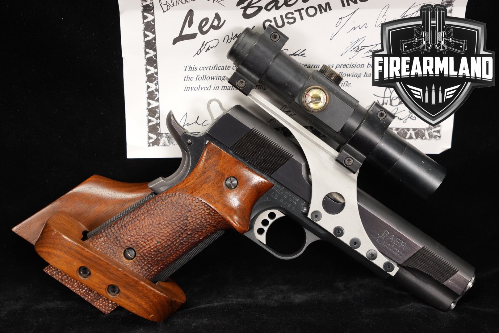 DESIRED Les Baer Custom 1911 Bullseye Wadcutter 45 ACP 5" +ULTRADOT OPTICS-img-0