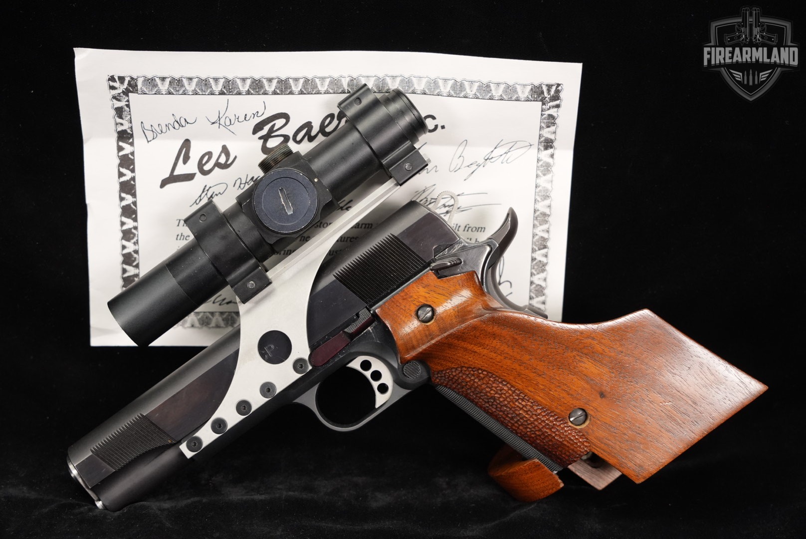 DESIRED Les Baer Custom 1911 Bullseye Wadcutter 45 ACP 5" +ULTRADOT OPTICS-img-2