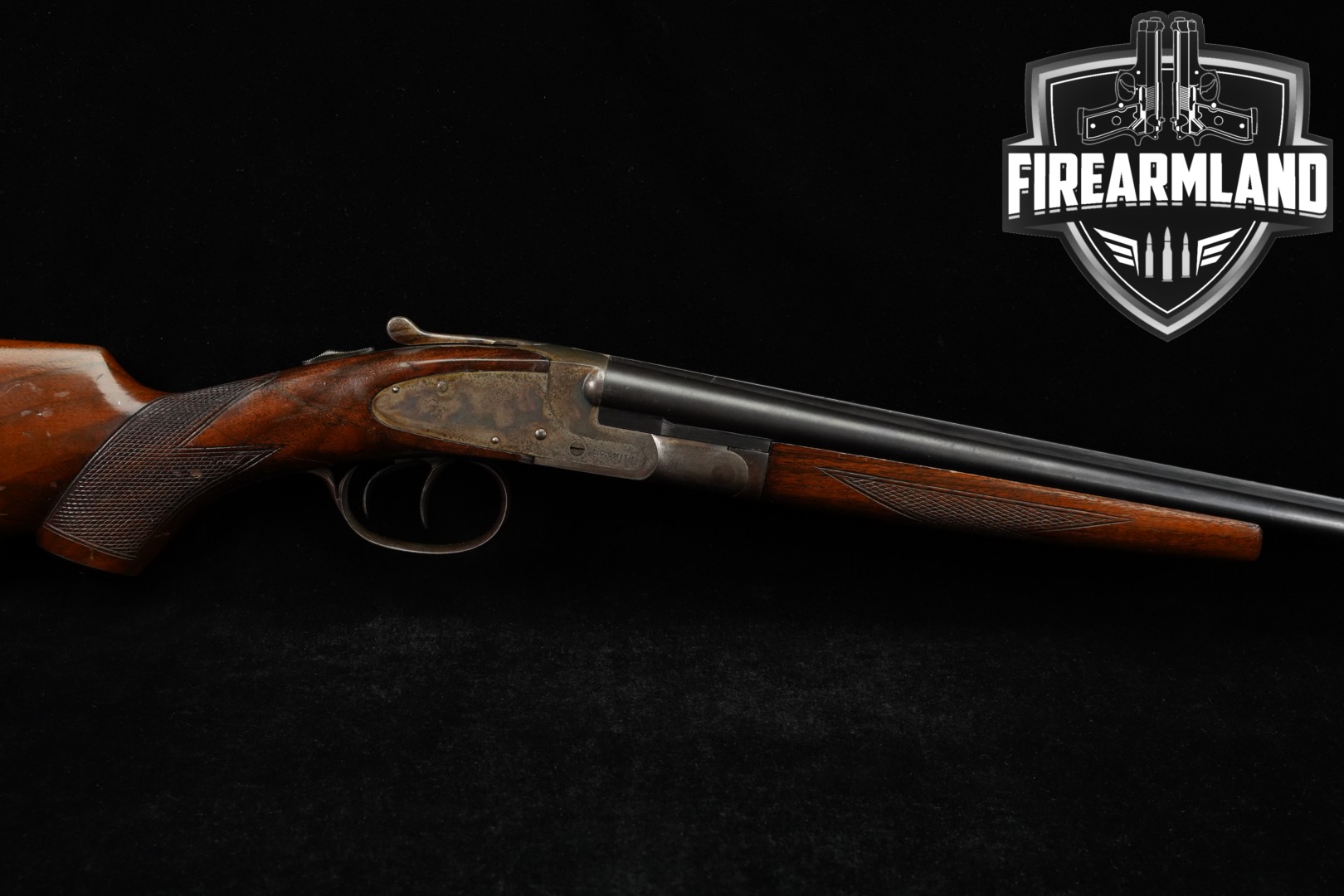 1939 Hunter Arms Company L.C. Smith Field Grade .410 Bore Color Case Hardened & Walnut in Fair Condition Thumbnail