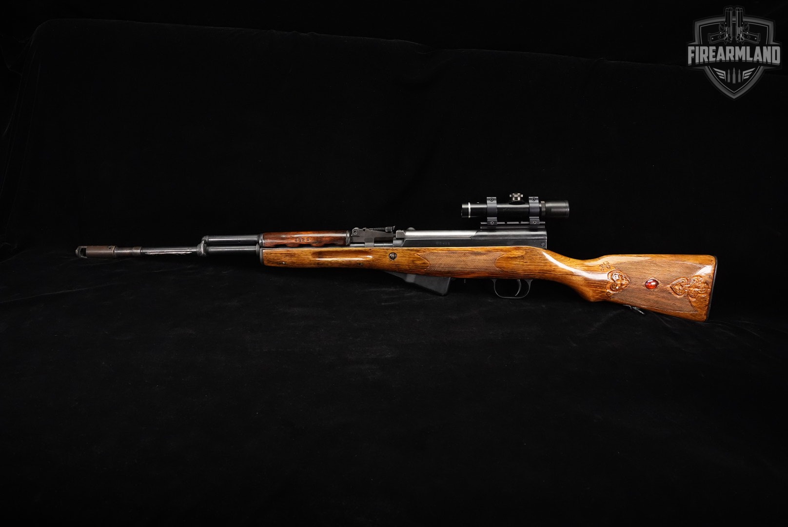 Norinco SKS Type 56 7.62x39 PORT 20.5" Blued & Wood +SCOPE-img-7