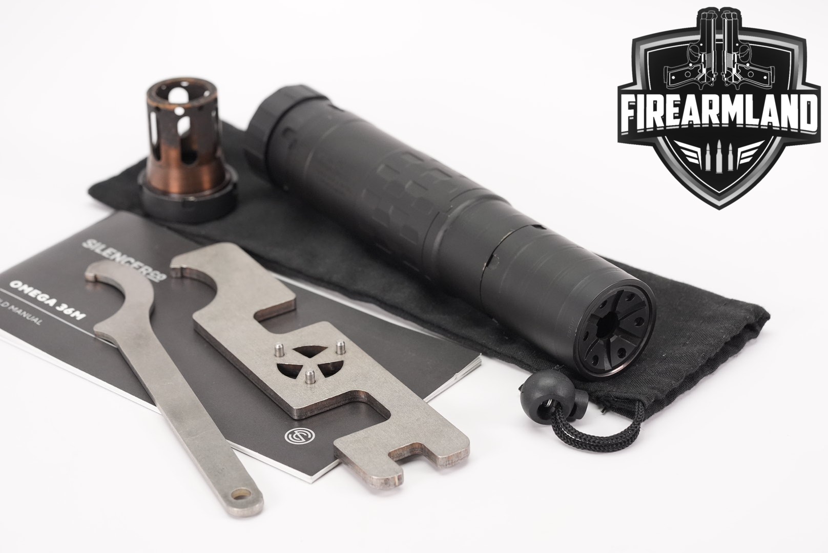 SilencerCo Omega 36M .36 6.85 Suppressor Silencer-img-0