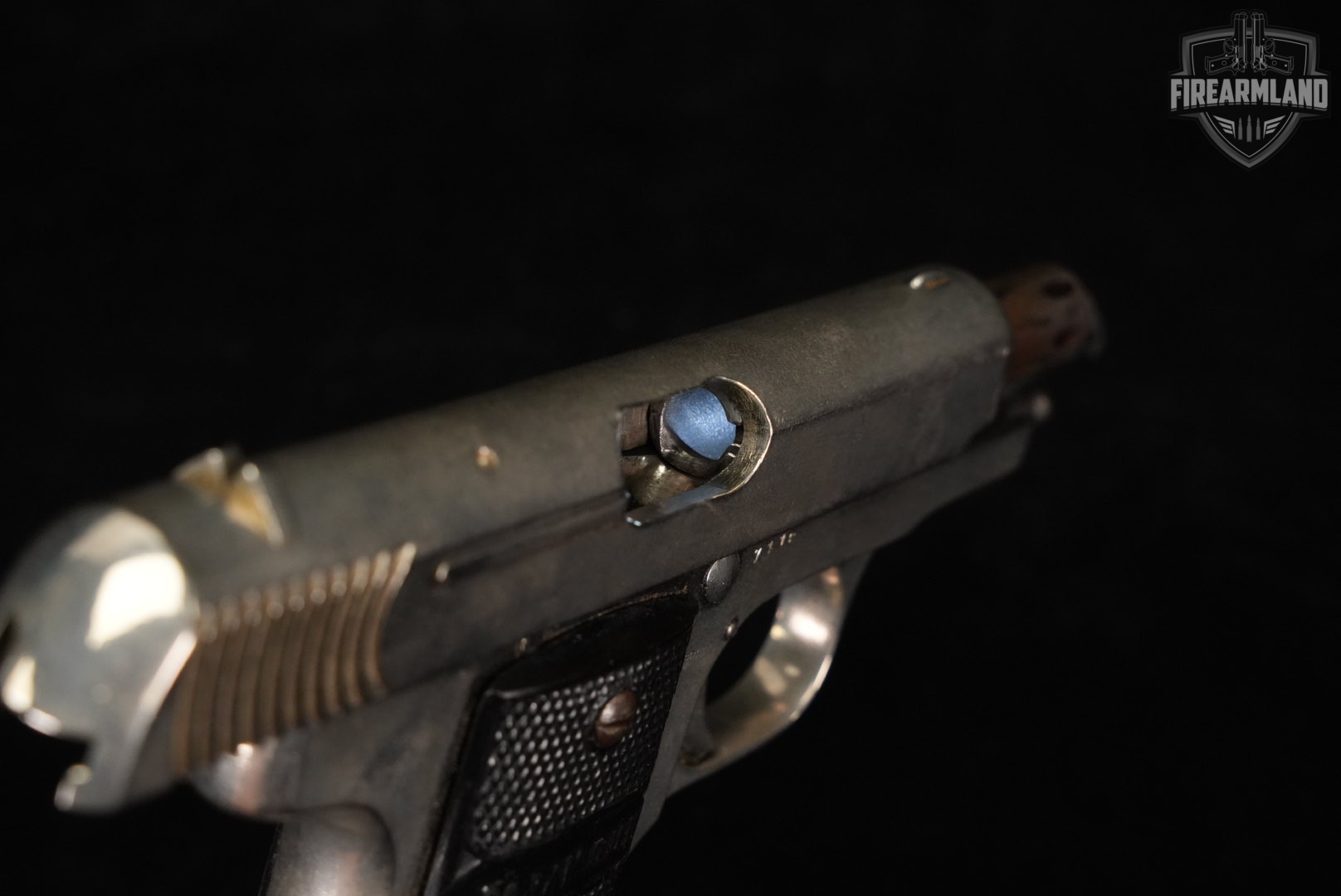 WWI 1916-1920 Eibar Paramount 32 ACP 3.25" Blued Ruby-img-10