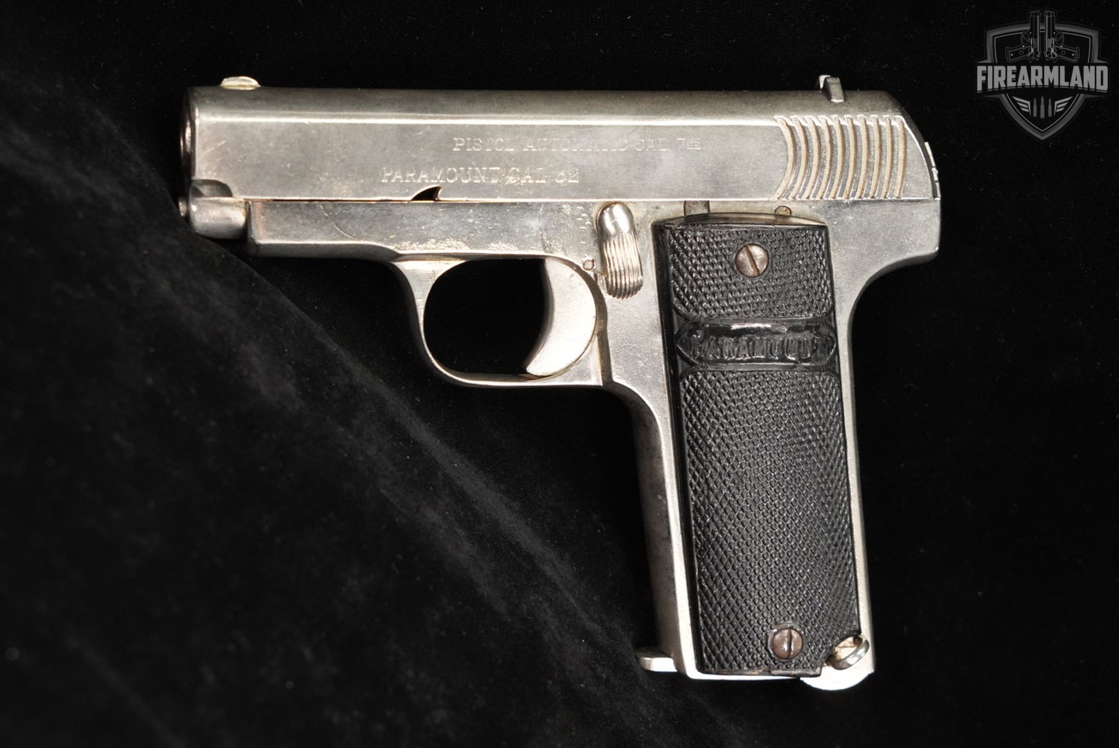 WWI 1916-1920 Eibar Paramount 32 ACP 3.25" Blued Ruby-img-2