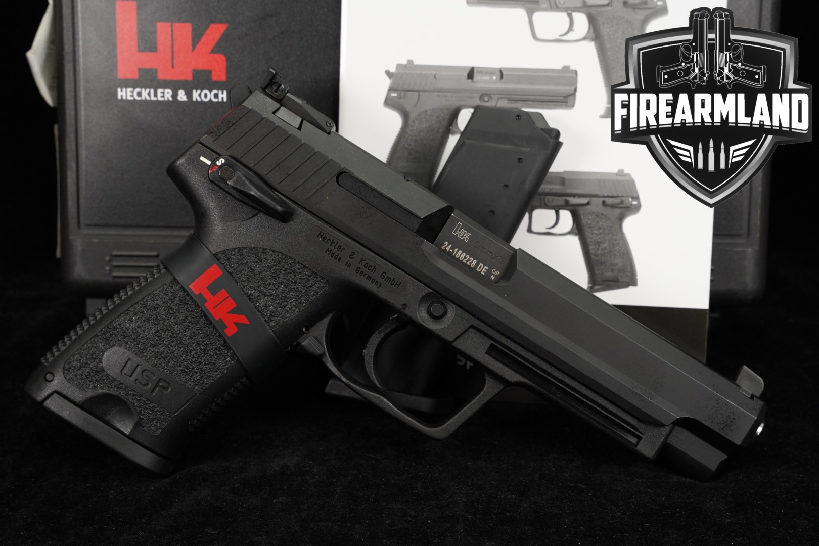 2023 Heckler & Koch (H&K, HK) USP Expert 9mm Luger Black in Excellent Condition Thumbnail