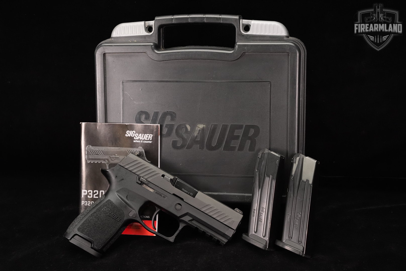 Sig Sauer P320 Compact 9mm 3.9" P-320 +3 MAGS & ORIG CASE-img-2