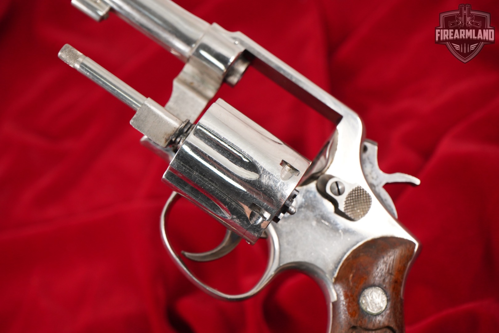 Smith & Wesson Model 10-5 Detroit Police S&W 38 Special Bright Nickel-img-11