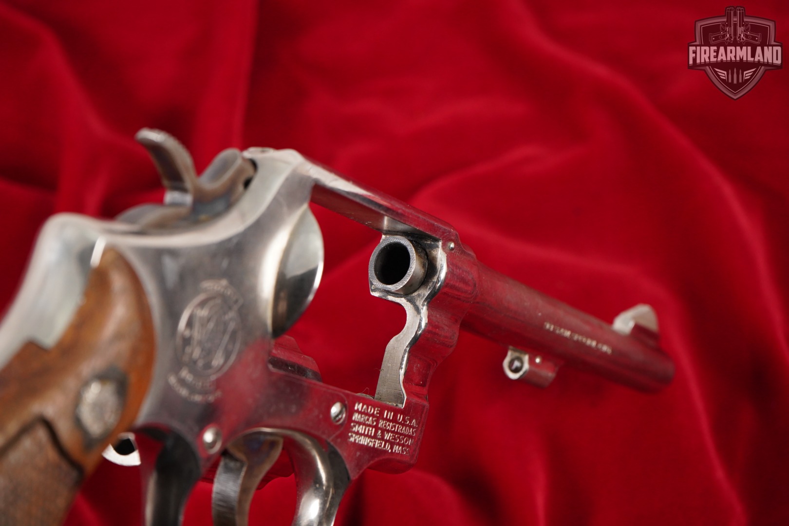 Smith & Wesson Model 10-5 Detroit Police S&W 38 Special Bright Nickel-img-14