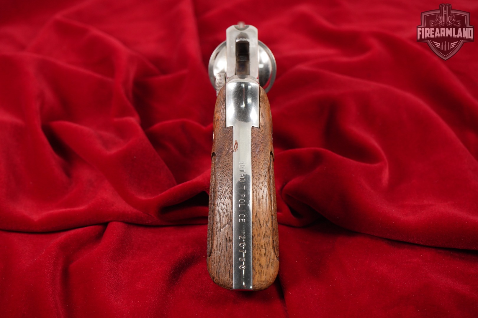 Smith & Wesson Model 10-5 Detroit Police S&W 38 Special Bright Nickel-img-8