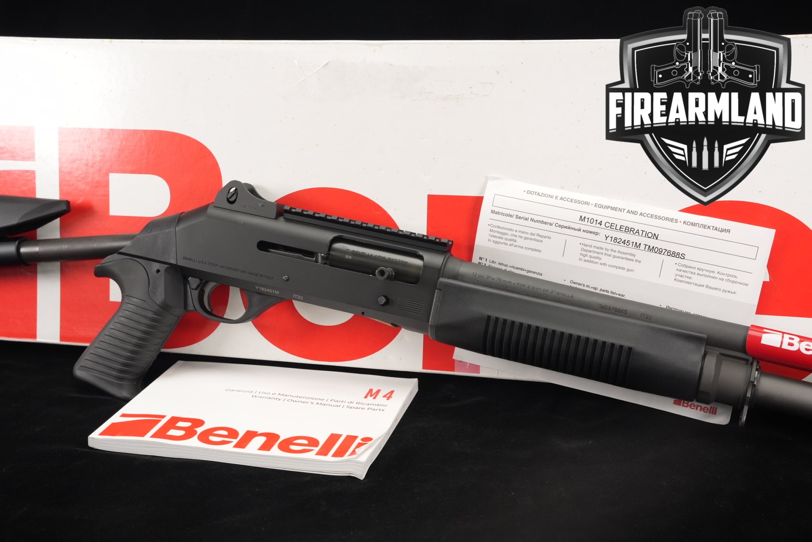 2022 Benelli M1014 Celebration 12 Gauge Black in Excellent Condition Thumbnail