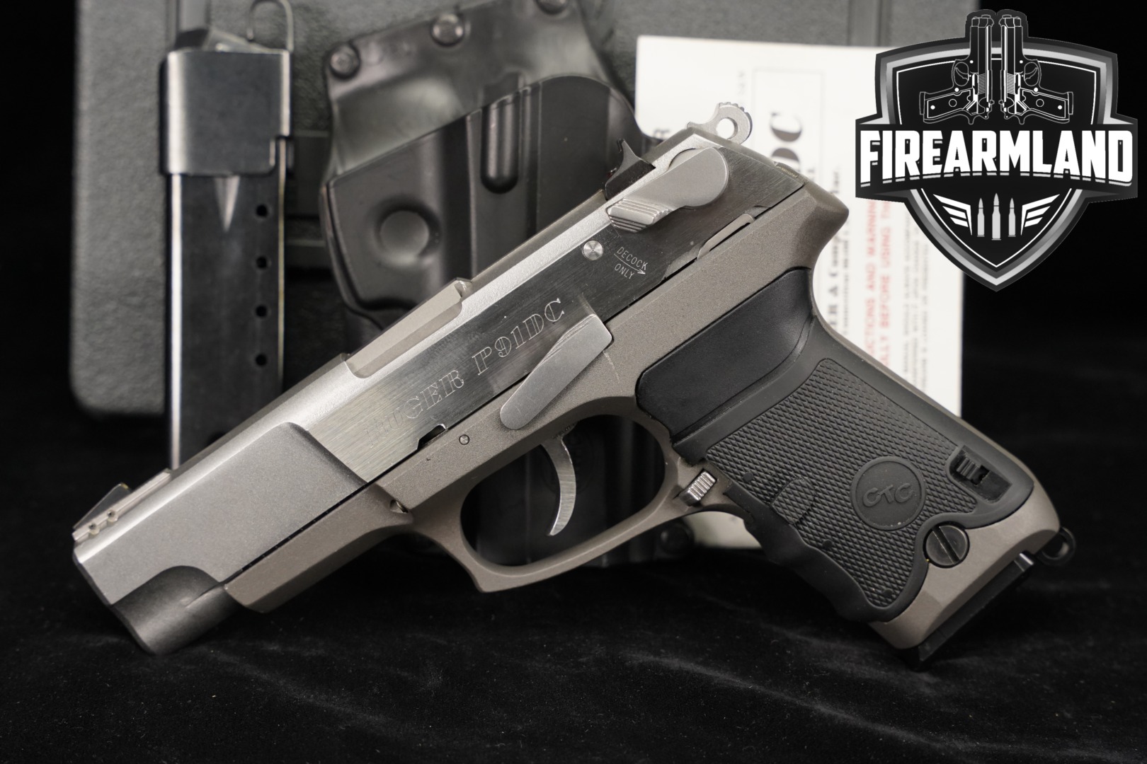 Sturm Ruger P91 DC Decock-Only .40 S&W Two-Tone Stainless in Very Good Condition Thumbnail