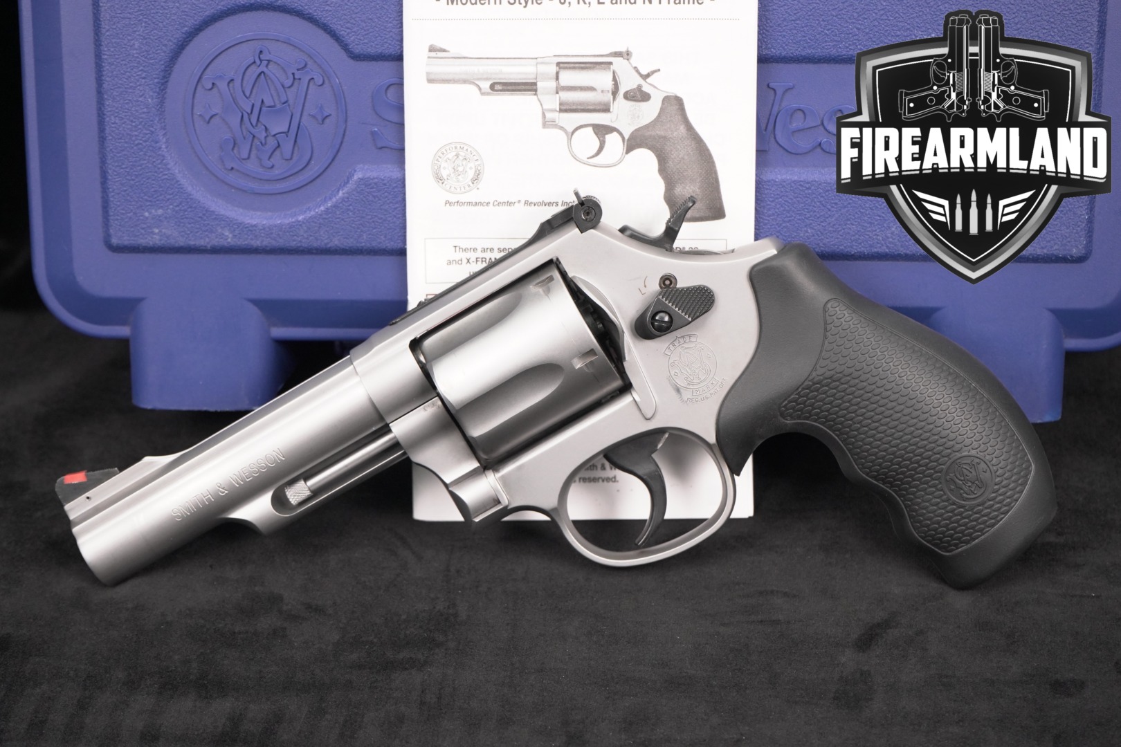 Smith & Wesson (S&W) Model 69 Combat Magnum .44 Rem Magnum Matte Stainless in Good Condition Thumbnail