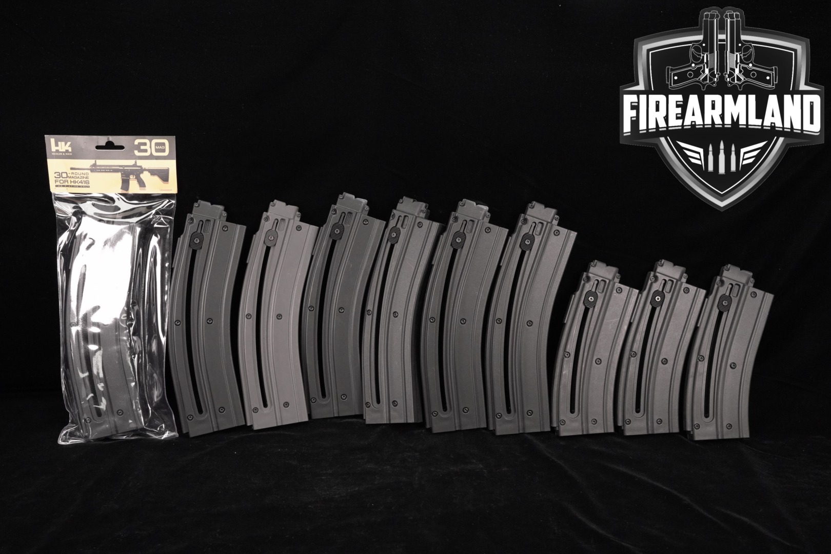 Heckler & Koch (H&K, HK) TEN (10) 416 Rimfire Magazines .22 LR in Very Good Condition Thumbnail