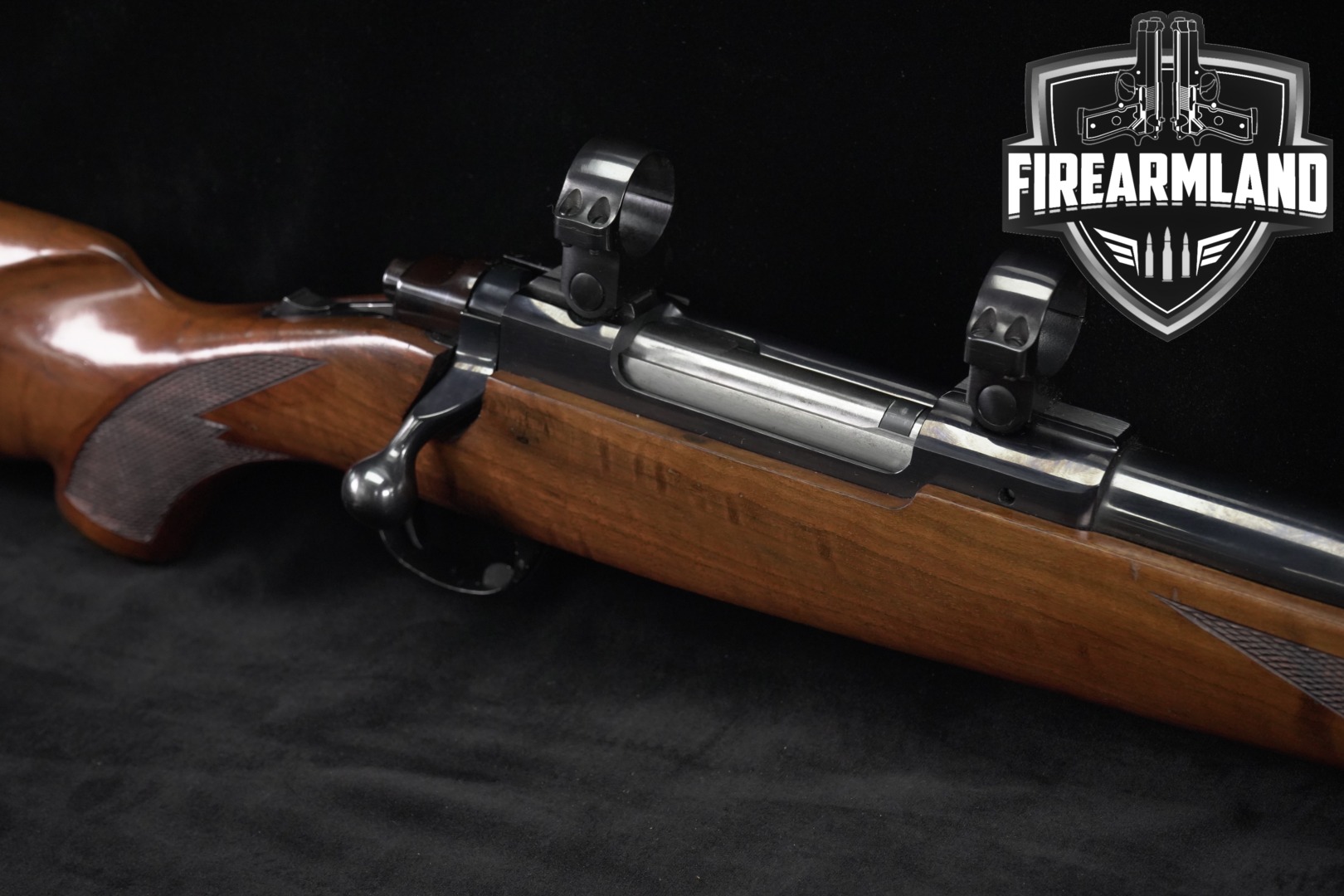 1975 Sturm Ruger M77 R; Tang Safety .30-06 Blued & Walnut in Very Good Condition Thumbnail