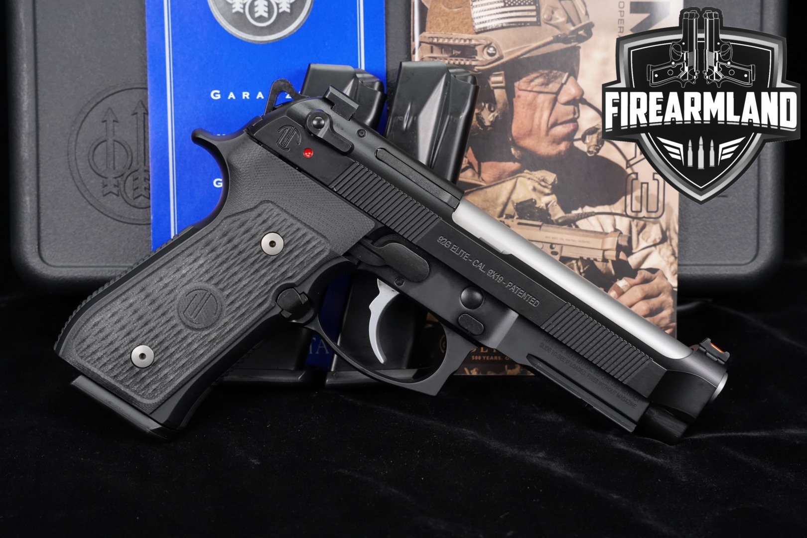 Beretta 92G Elite LTT Full-Size 9mm Luger Black in Excellent Condition Thumbnail