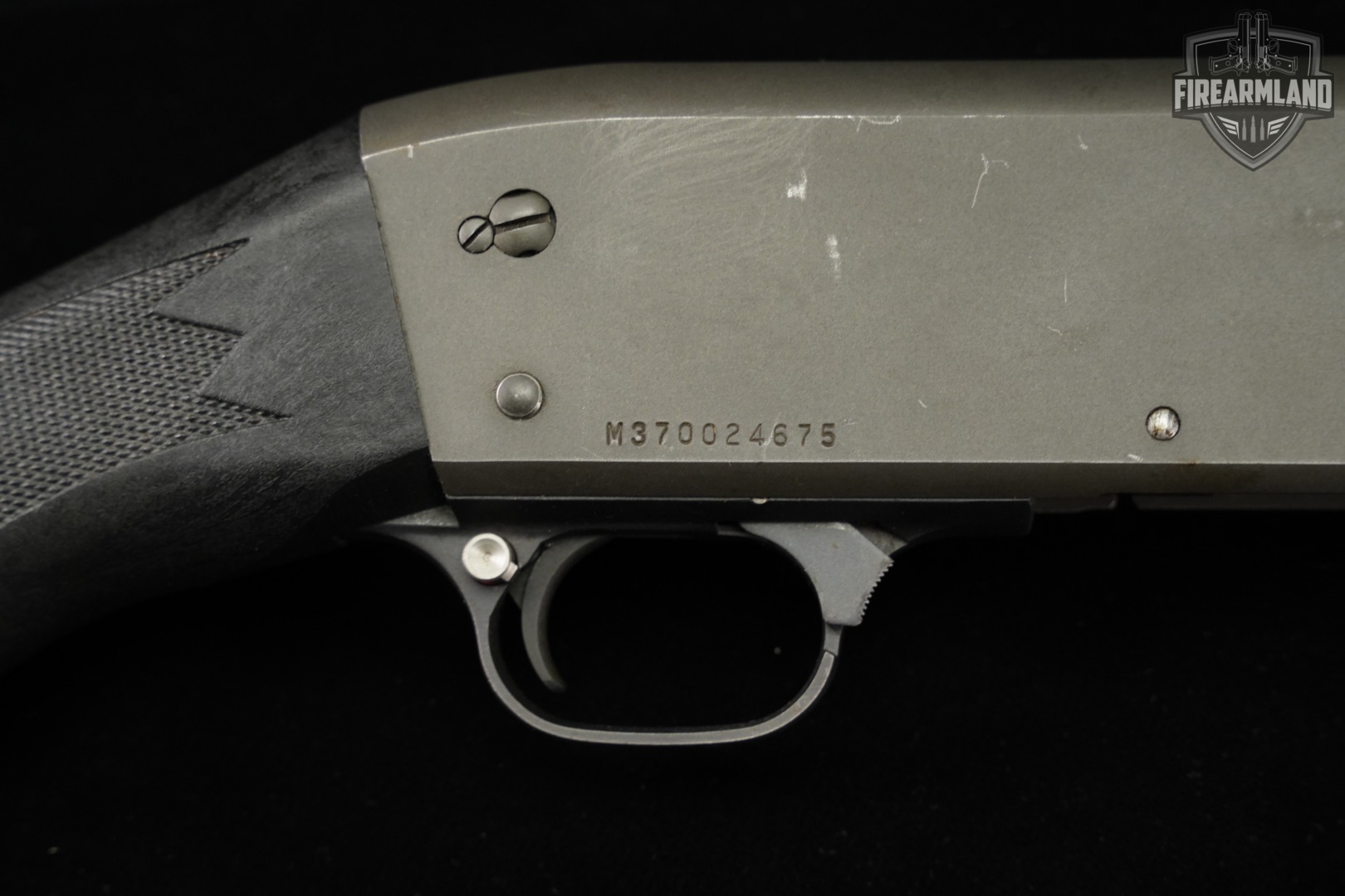 Ithaca Model 37 12-Gauge Gray/Green & Black Slam-fire M37-img-18