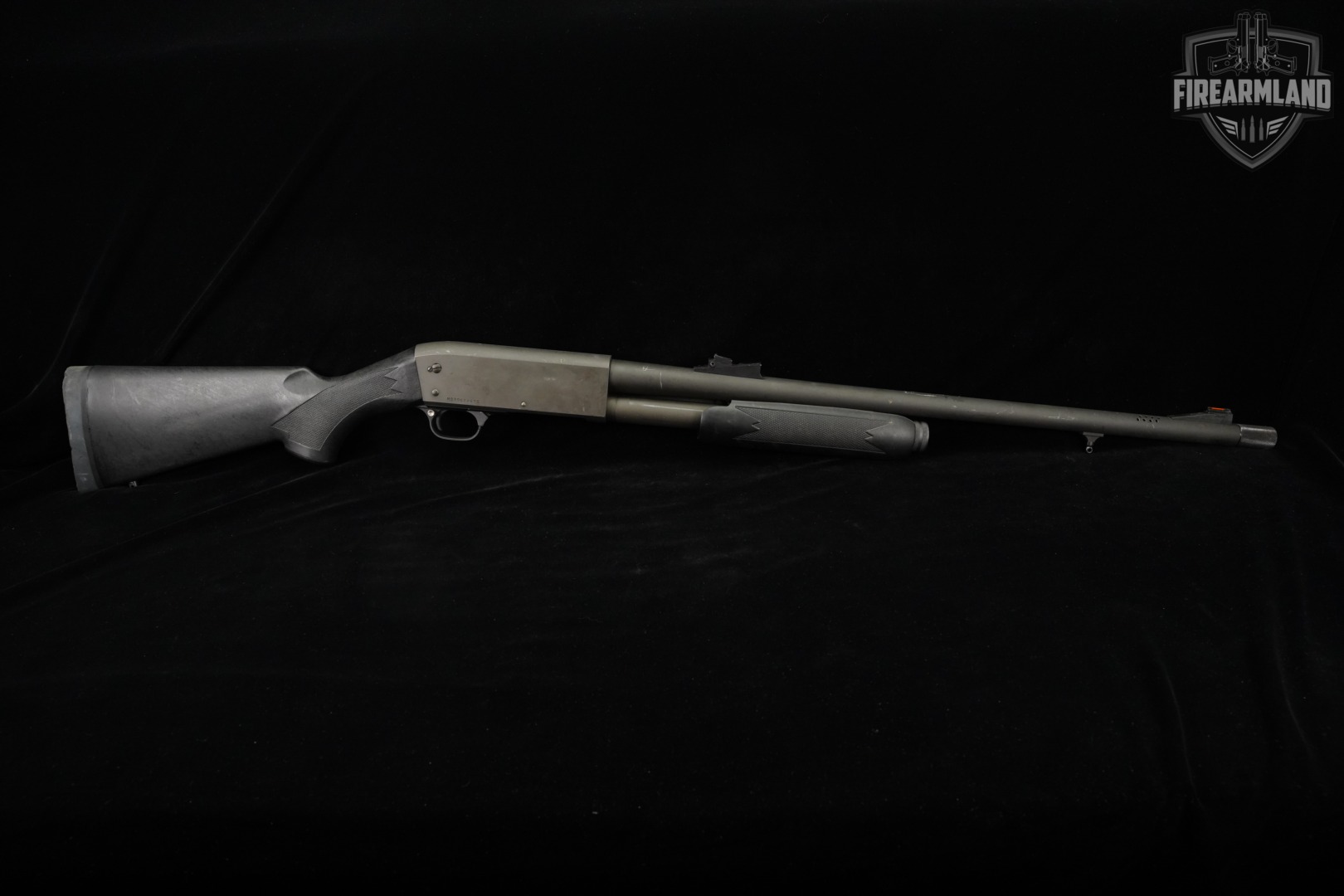 Ithaca Model 37 12-Gauge Gray/Green & Black Slam-fire M37-img-3