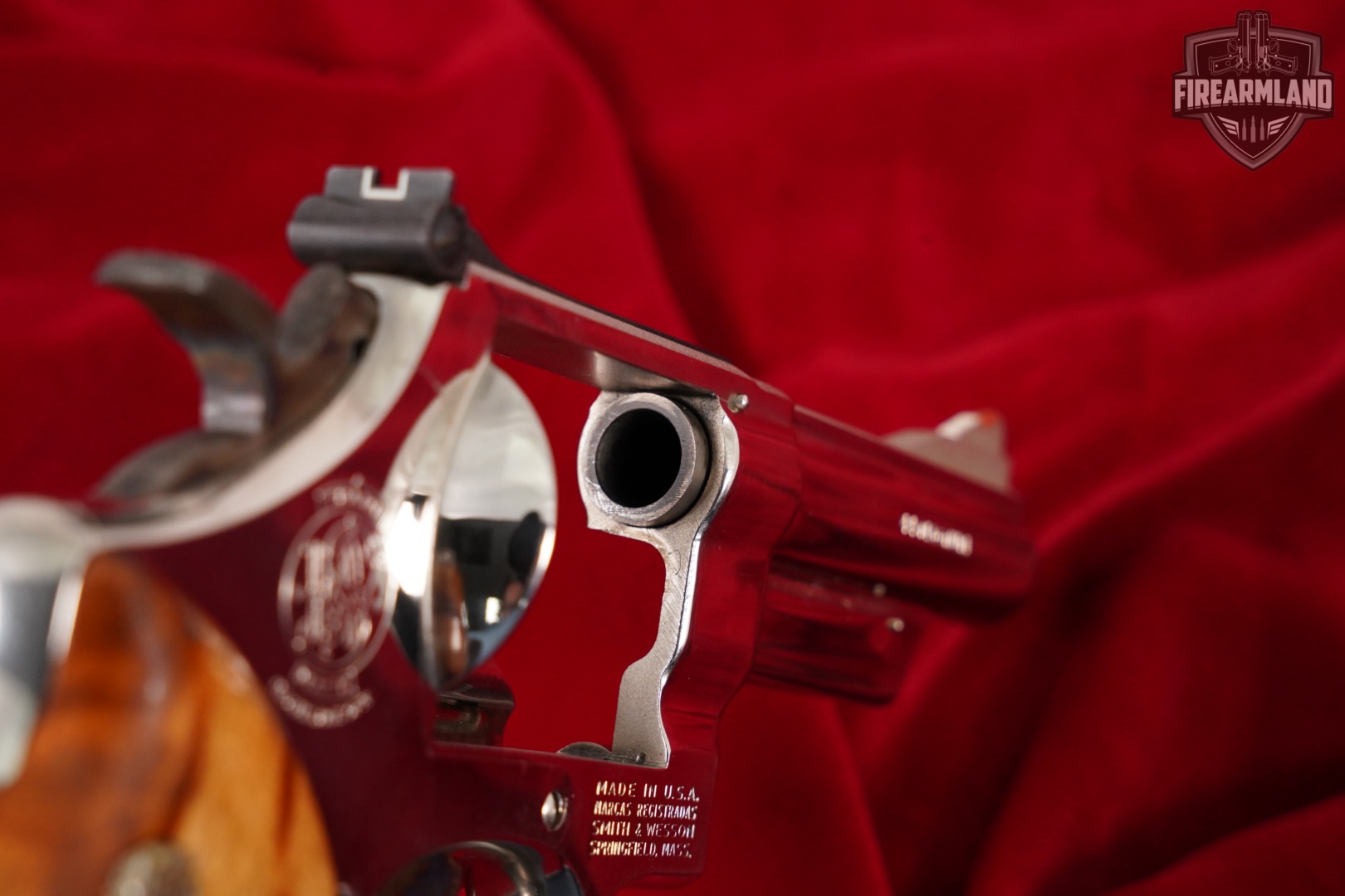 Smith & Wesson Model 29-2 S&W 44 Magnum 4" Bright Nickel M29 DA/SA +GRIPS-img-14