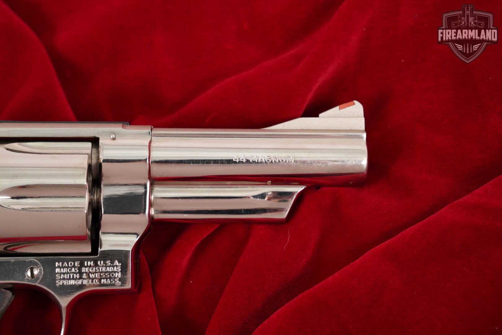 Smith & Wesson Model 29-2 S&W 44 Magnum 4" Bright Nickel M29 DA/SA +GRIPS-img-17