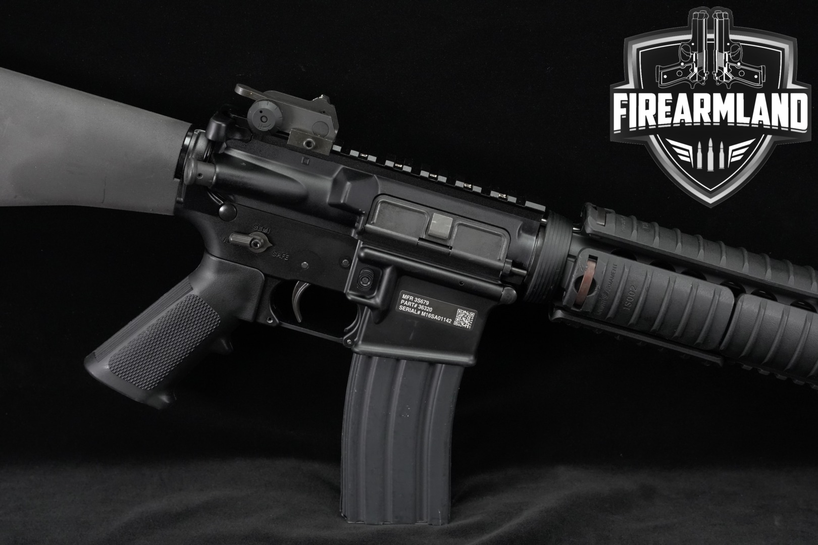 FN Herstal (FNH) FN 15 Military Collector Series M16 5.56mm NATO Black in Like-New Condition Thumbnail