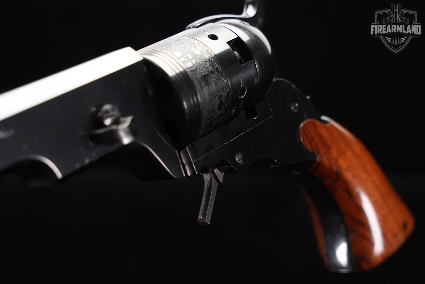 1987 F.lli Pietta Texas Paterson No 5 Holster Model 36 Black Powder Flli-img-12