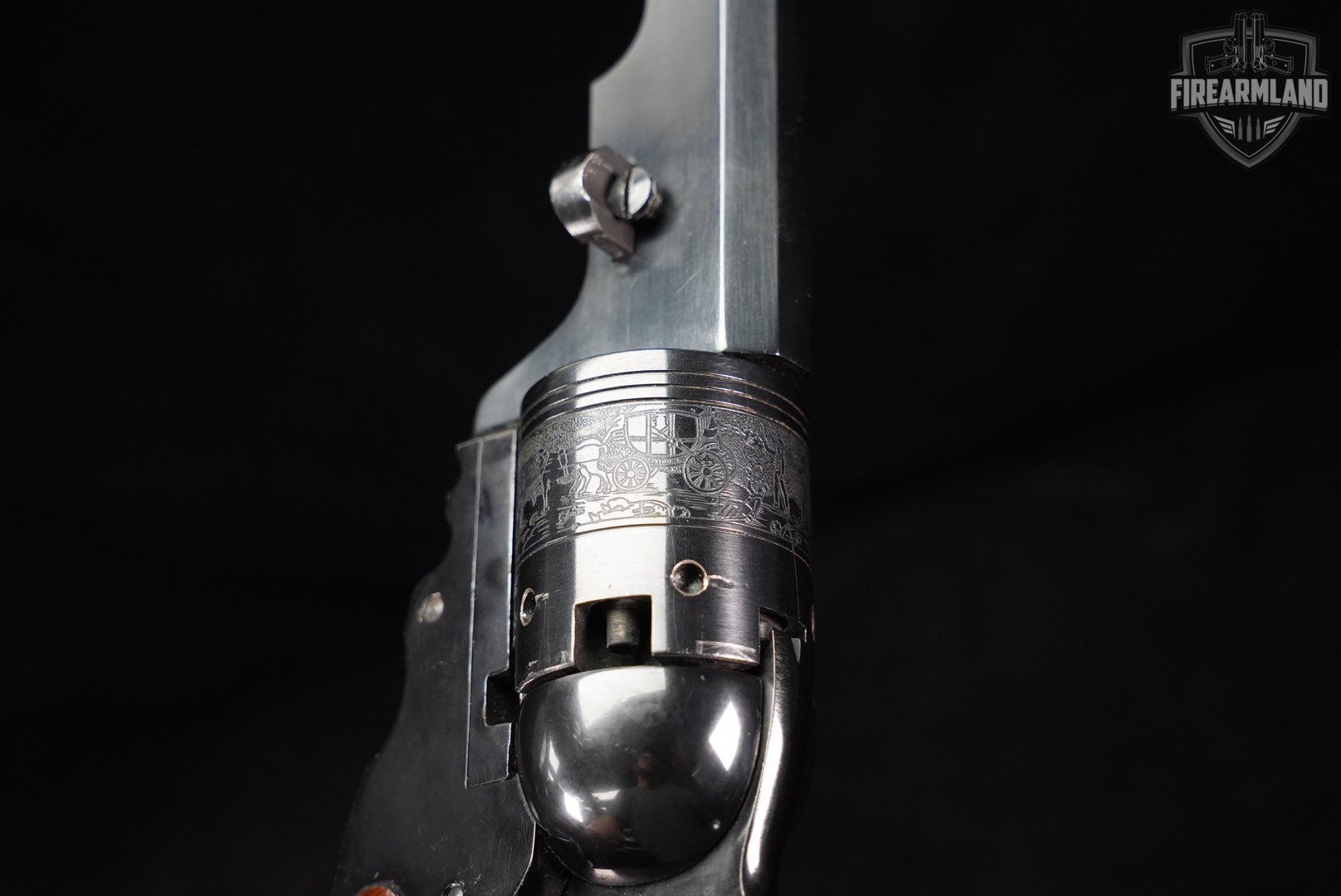 1987 F.lli Pietta Texas Paterson No 5 Holster Model 36 Black Powder Flli-img-16