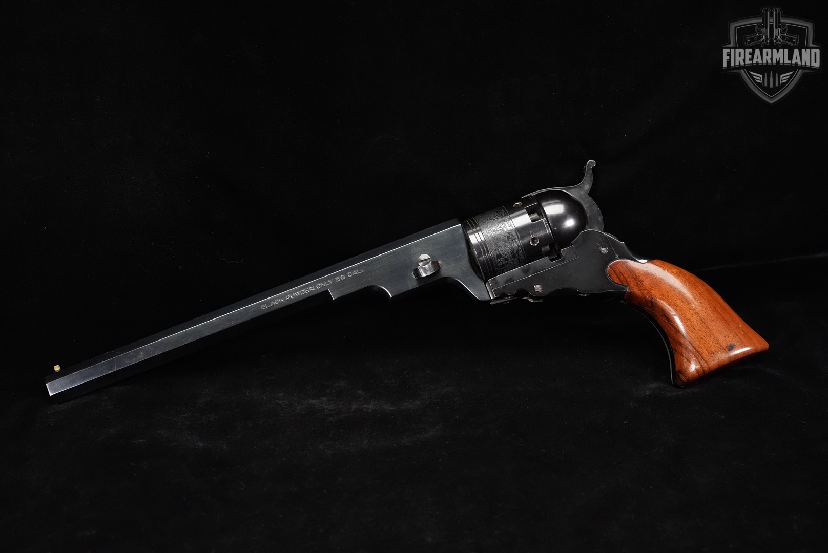 1987 F.lli Pietta Texas Paterson No 5 Holster Model 36 Black Powder Flli-img-2