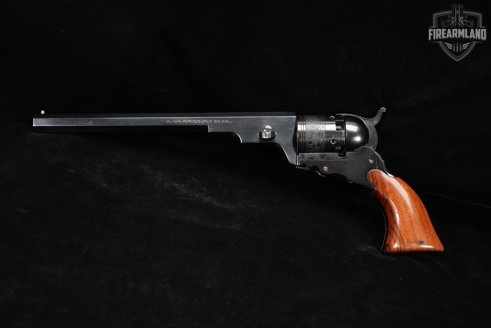 1987 F.lli Pietta Texas Paterson No 5 Holster Model 36 Black Powder Flli-img-4