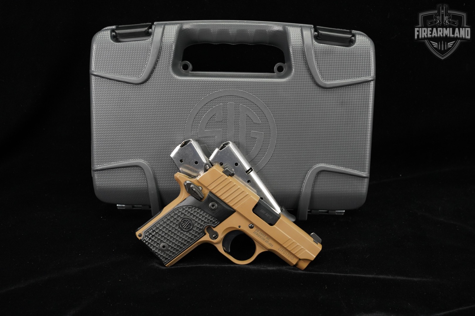 Sig Sauer P238 Emperor Scorpion 380 ACP 2.7" FDE P 238 +3 MAGS & ORIG CASE-img-2