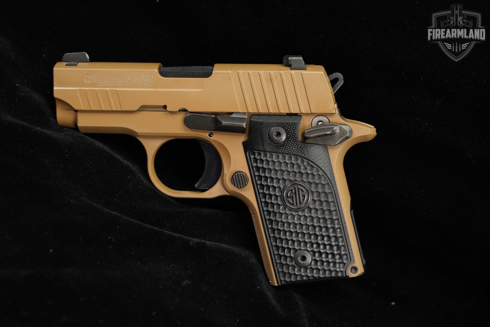 Sig Sauer P238 Emperor Scorpion 380 ACP 2.7" FDE P 238 +3 MAGS & ORIG CASE-img-4