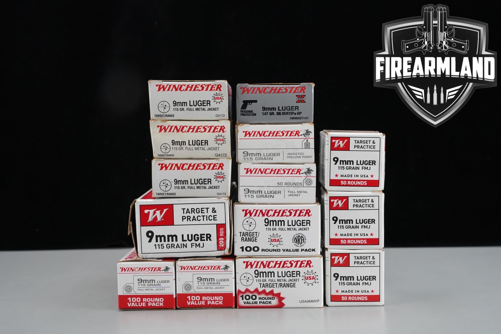 Winchester Repeating Arms 9MM AMMO 9mm Luger in New - Old Stock Condition Thumbnail