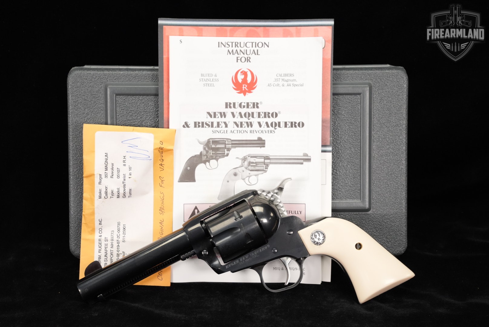 Ruger New Vaquero 357 Magnum 4.5" Blued +ORIG BOX-img-2