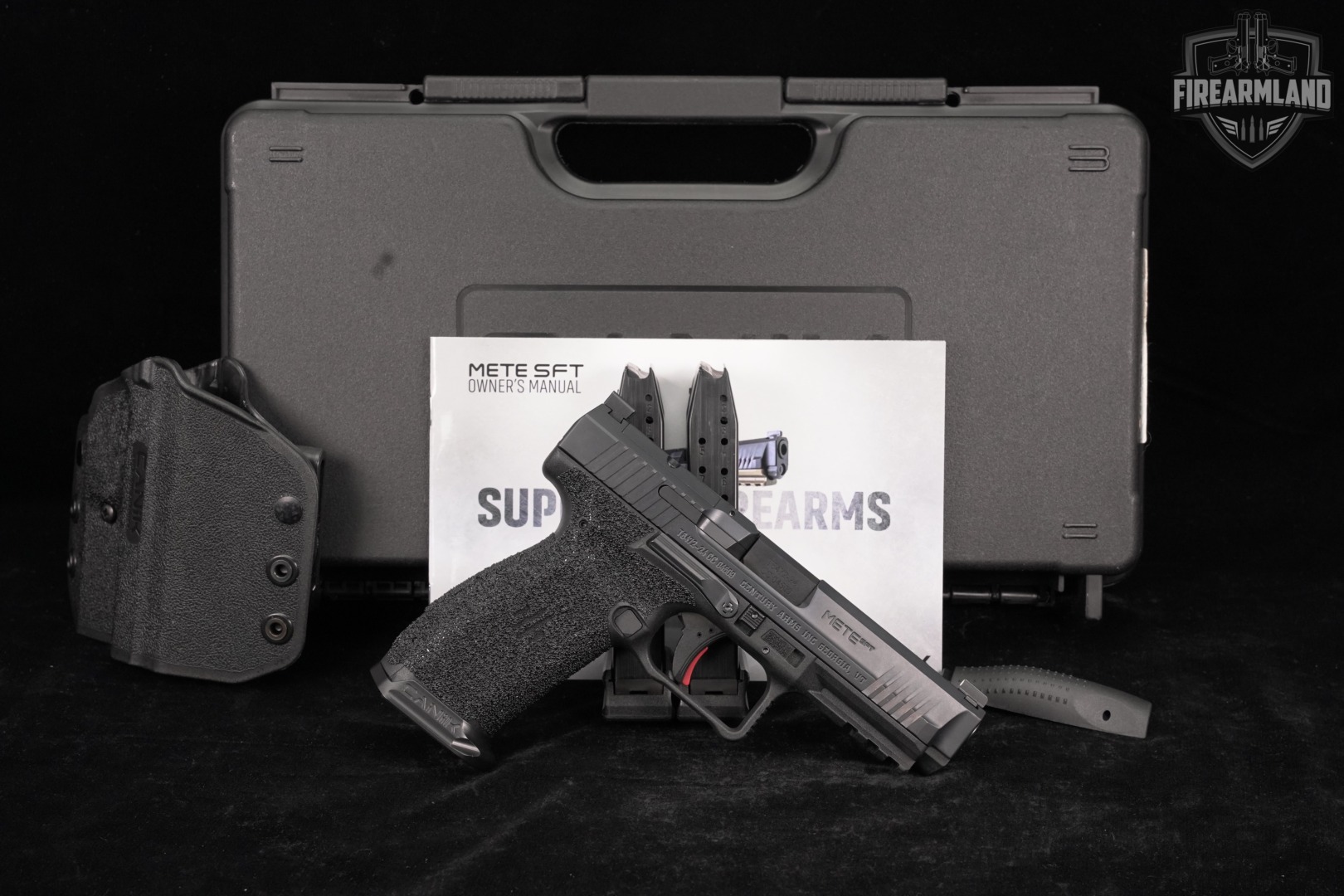 Canik METE SFT Optics-Ready 9mm 4.46" +3 MAGS, ORIG CASE & HOLSTER-img-2