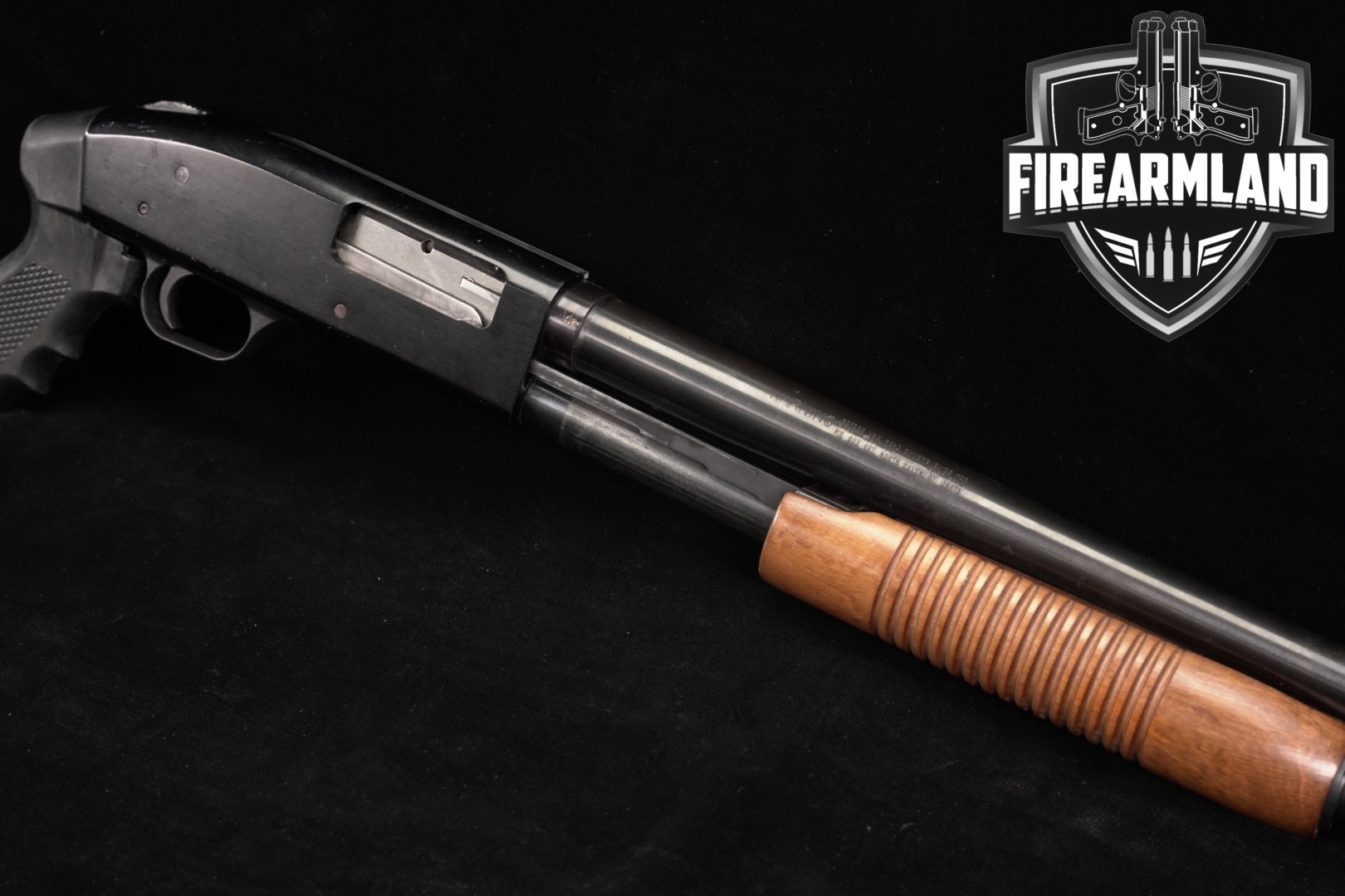 Mossberg 500A 12 Gauge Blued & Wood in Fair Condition Thumbnail