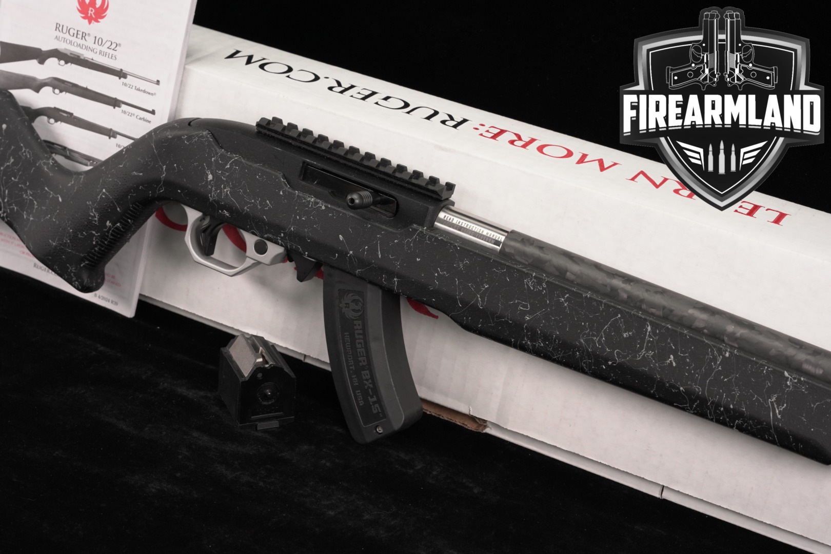 Ruger 10/22 Carbon Fiber 22LR 16.1" 1022 10 22 +2 MAGS & ORIG BOX-img-0