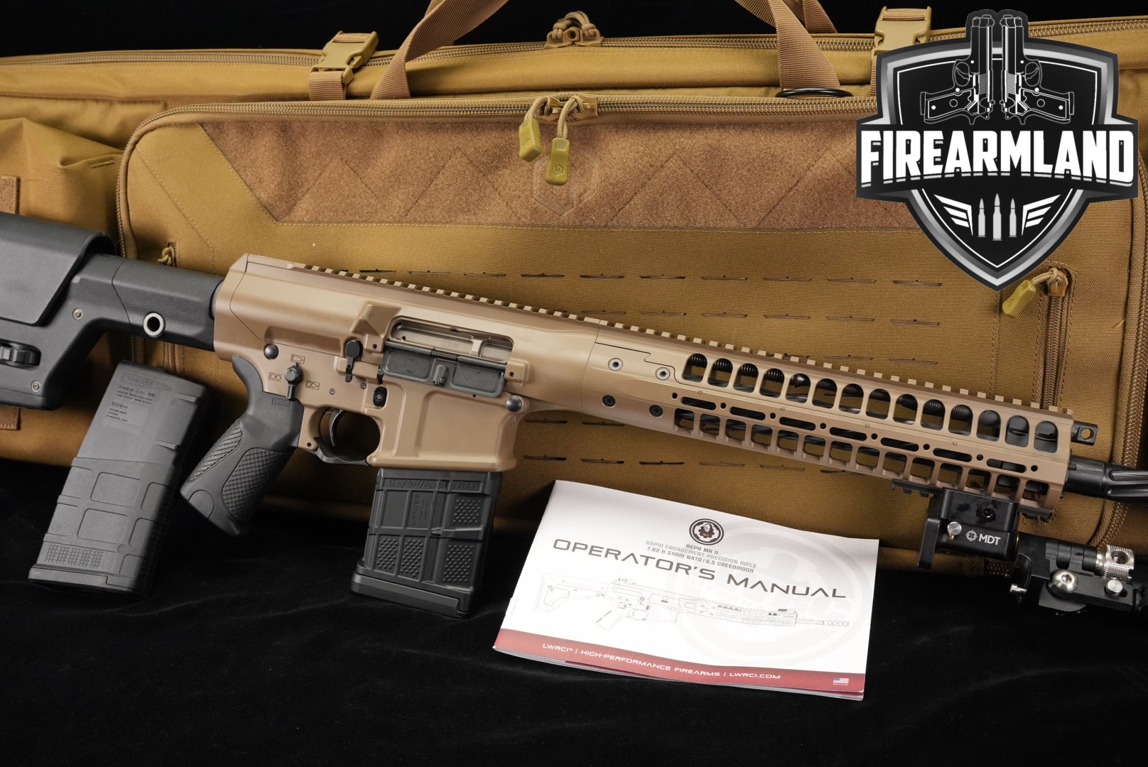 LWRC International R.E.P.R. MKII-SC 6.5 Creedmoor FDE in Very Good Condition Thumbnail
