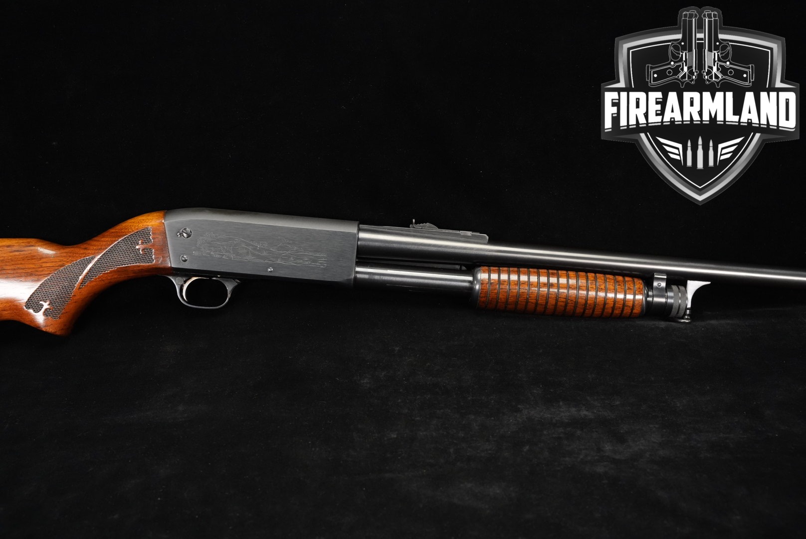 Ithaca Model 37 Featherlight Deerslayer 12-Gauge 26" Blued M37 TAKEDOWN-img-0