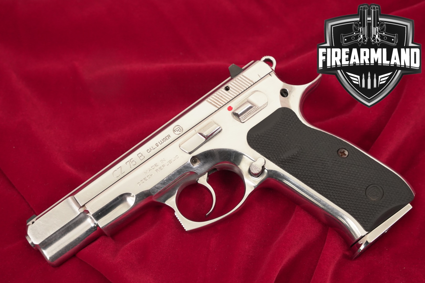 CZ CZ 75 B 9mm Luger Polished Stainless in Good Condition Thumbnail