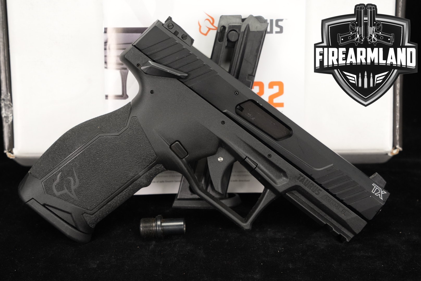 Taurus TX22 22LR 4" TX 22 THREADED +2 MAGS & ORIG BOX-img-0