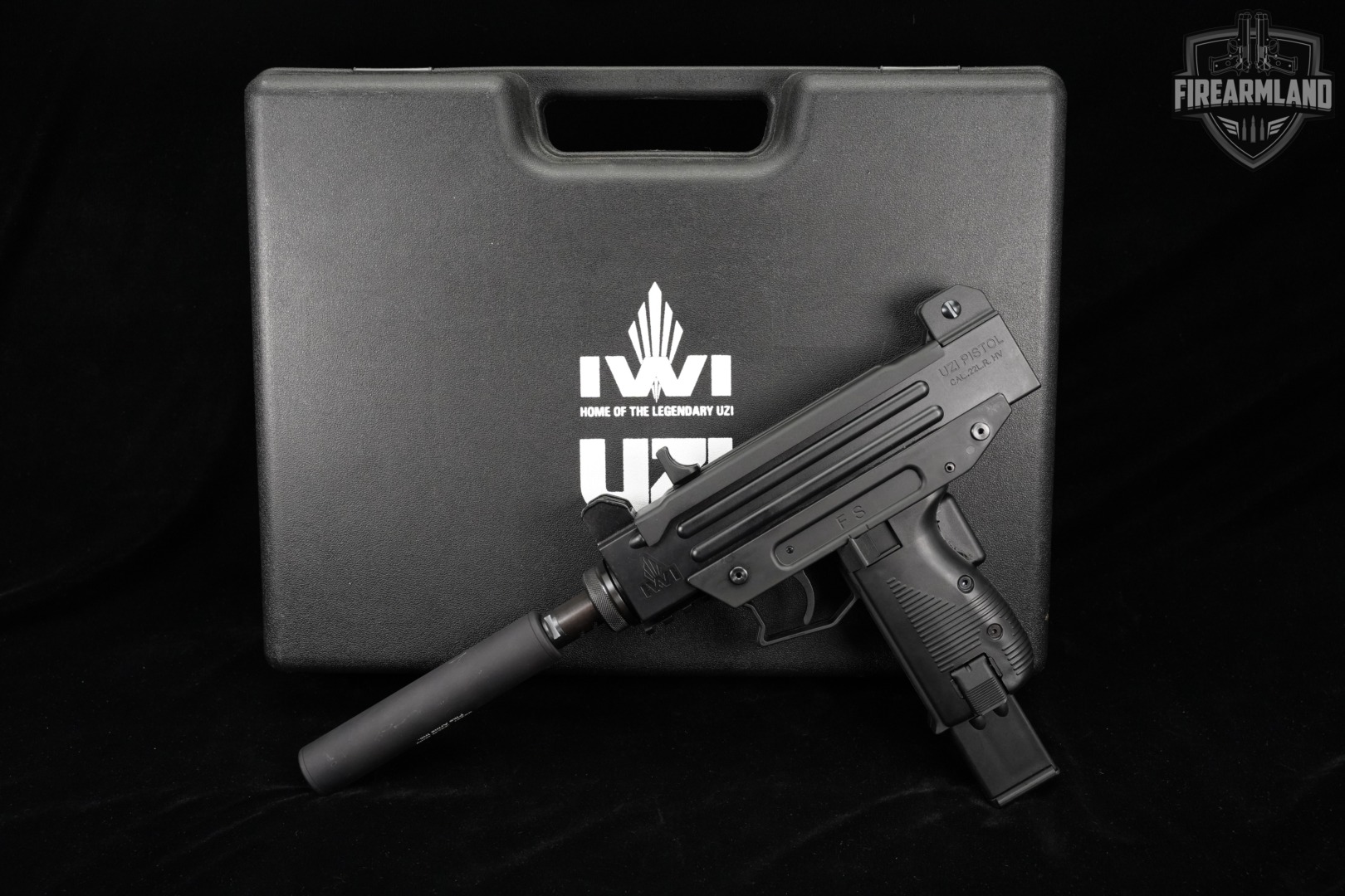 IWI Walther UZI Pistol 22LR 5.5" FAUX SUPPRESSOR +ORIG CASE-img-2