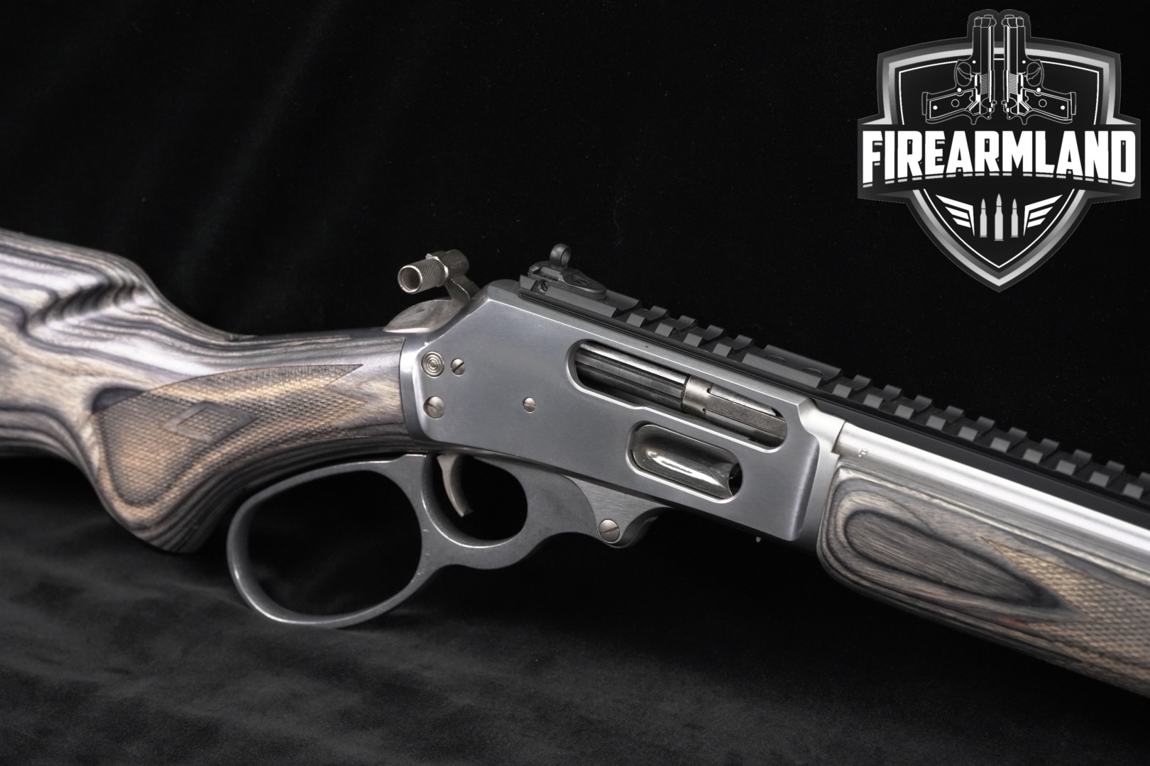 2011 Marlin Firearms Co. Model 1895SBL .45-70 Govt. Stainless & Grey Laminate in Good Condition Thumbnail